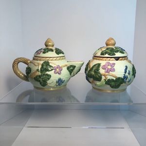 Cream & Sugar Spring Garden Ceramic Server Set